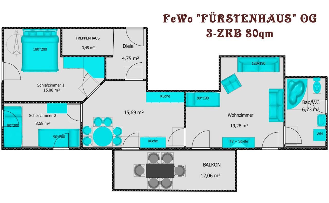 "Fuerstenhaus" Og Hofgeismar-Zentrum! Exterior foto